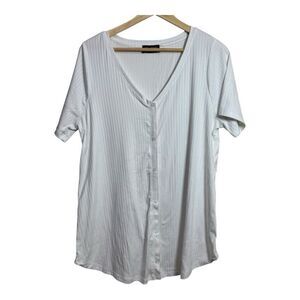 Lane Bryant Women's White blouse 14/16‎